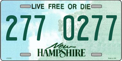 NH license plate 2770277