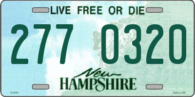 NH license plate 2770320