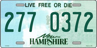 NH license plate 2770372