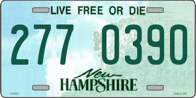 NH license plate 2770390