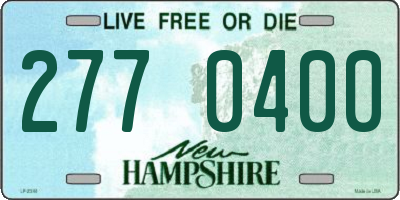 NH license plate 2770400