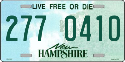 NH license plate 2770410