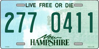 NH license plate 2770411