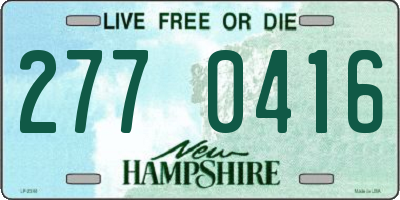 NH license plate 2770416