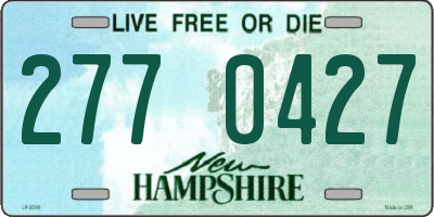NH license plate 2770427