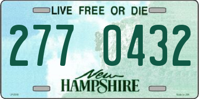 NH license plate 2770432