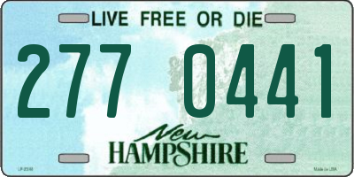 NH license plate 2770441