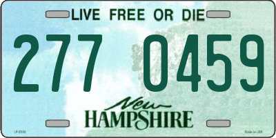 NH license plate 2770459