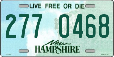 NH license plate 2770468