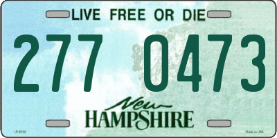 NH license plate 2770473