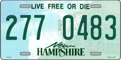 NH license plate 2770483