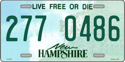 NH license plate 2770486
