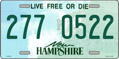 NH license plate 2770522