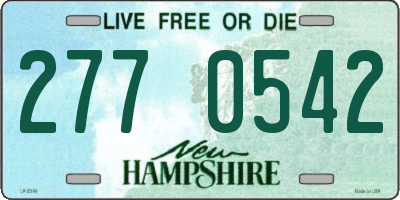 NH license plate 2770542