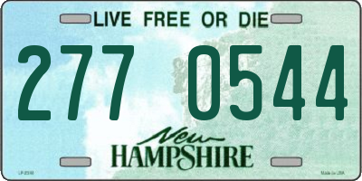 NH license plate 2770544