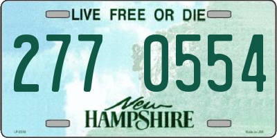 NH license plate 2770554