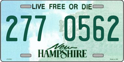 NH license plate 2770562