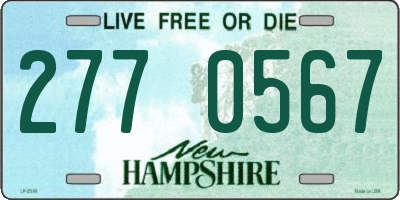 NH license plate 2770567
