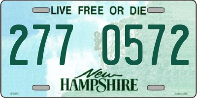NH license plate 2770572