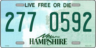 NH license plate 2770592