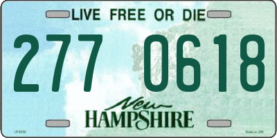 NH license plate 2770618