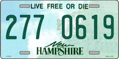 NH license plate 2770619