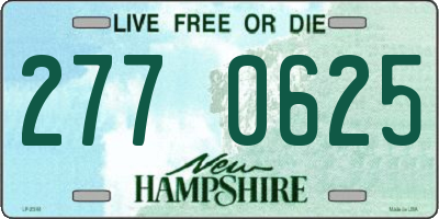 NH license plate 2770625