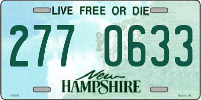 NH license plate 2770633