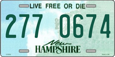 NH license plate 2770674