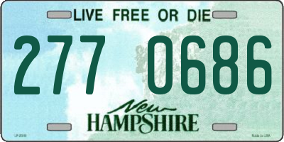 NH license plate 2770686