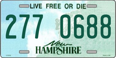 NH license plate 2770688