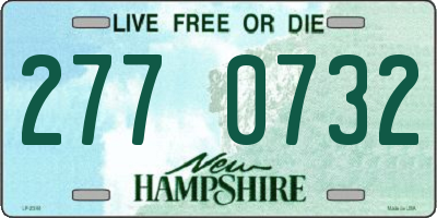 NH license plate 2770732