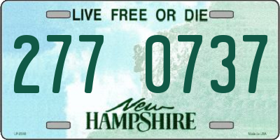NH license plate 2770737