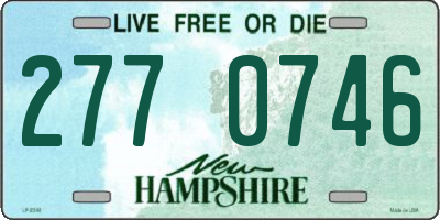 NH license plate 2770746