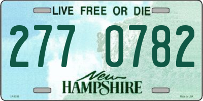 NH license plate 2770782