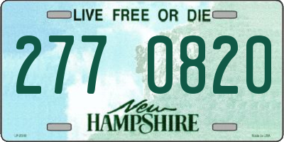 NH license plate 2770820