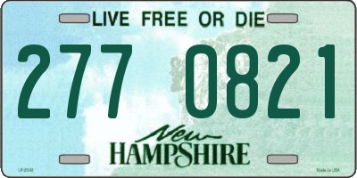 NH license plate 2770821