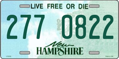 NH license plate 2770822