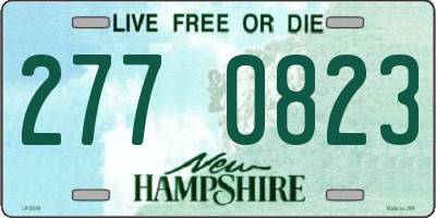 NH license plate 2770823
