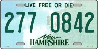 NH license plate 2770842