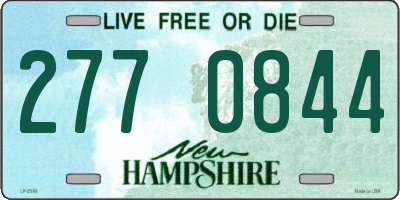 NH license plate 2770844
