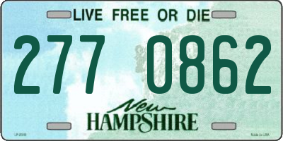 NH license plate 2770862
