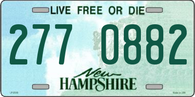 NH license plate 2770882