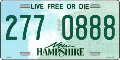 NH license plate 2770888