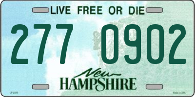 NH license plate 2770902