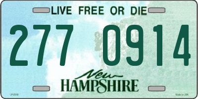 NH license plate 2770914