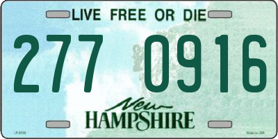 NH license plate 2770916