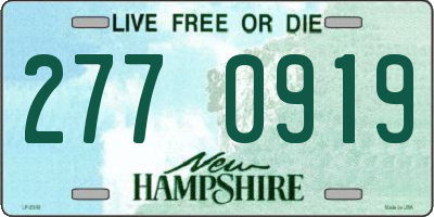 NH license plate 2770919