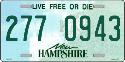 NH license plate 2770943