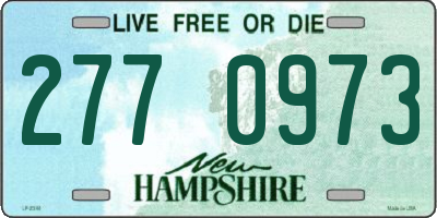 NH license plate 2770973